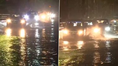 Chennai Rains: Waterlogging in Pattinapakkam Area As Cyclone Mandous Causes Heavy Rainfall Across City (Watch Video)
